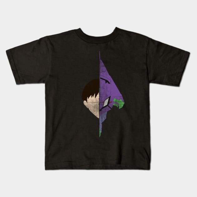 Shinji Kids T-Shirt by 5eth